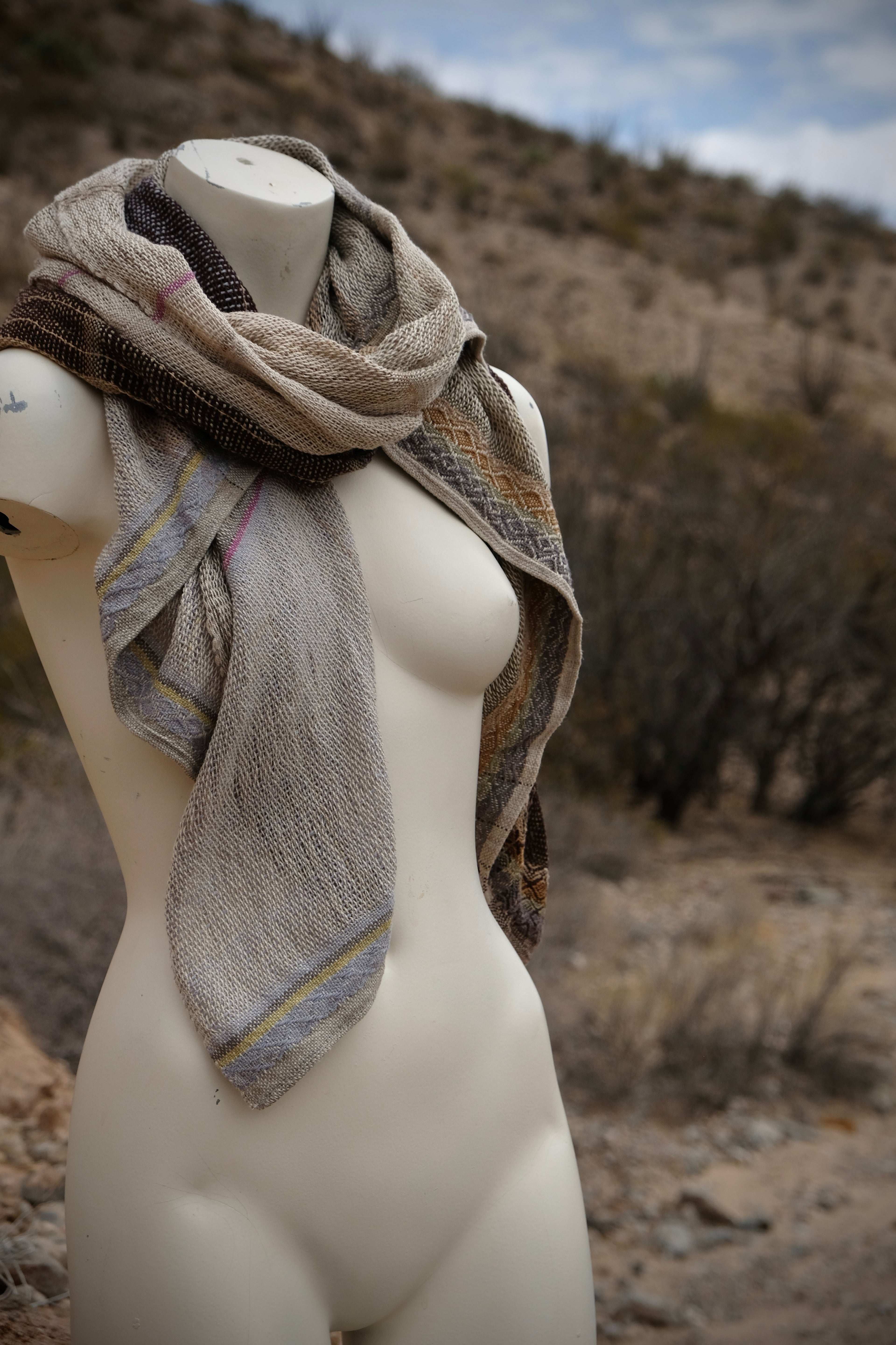 Etherial Scarf - Winter in the Desert