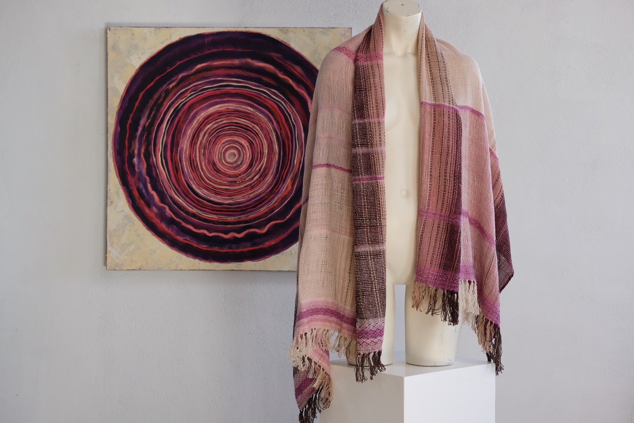 Cochineal Scarf Part : 4