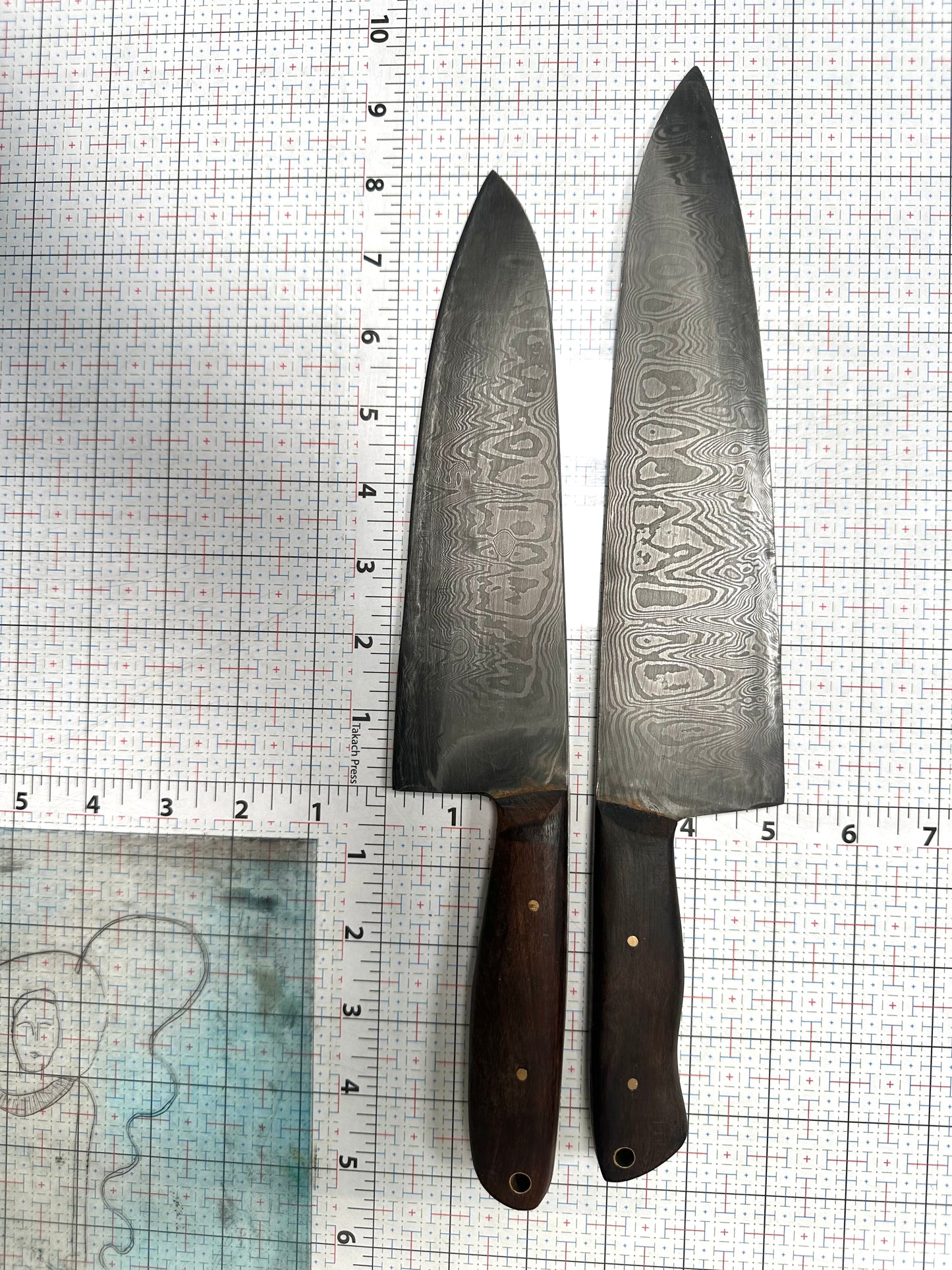 Damascus Kitchen Knife