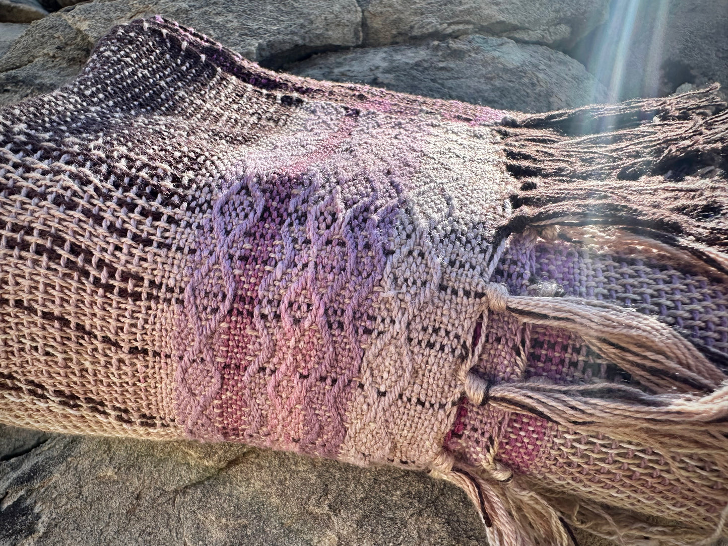 Cochineal Etherial Scarf