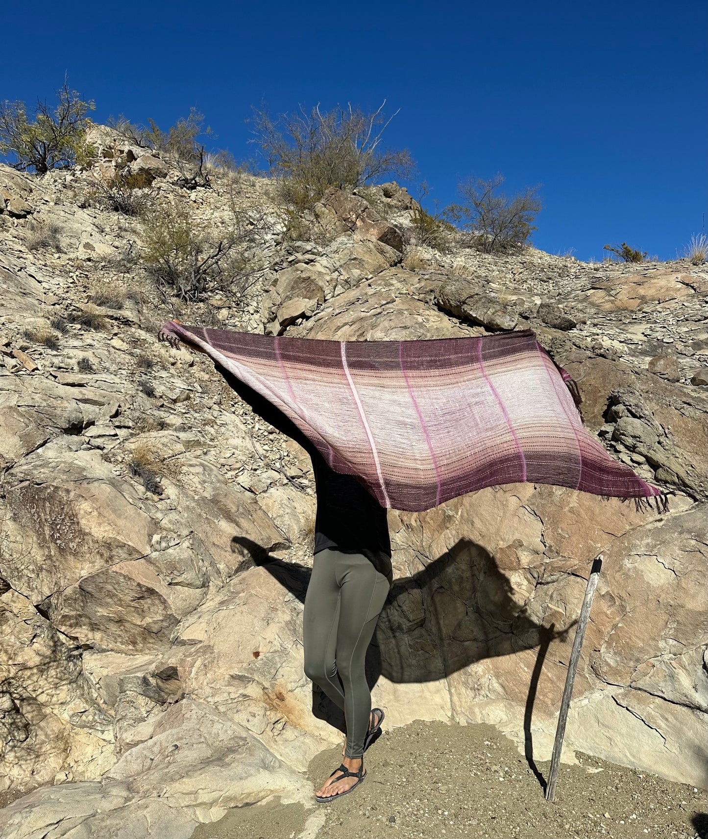 Cochineal Etherial Scarf