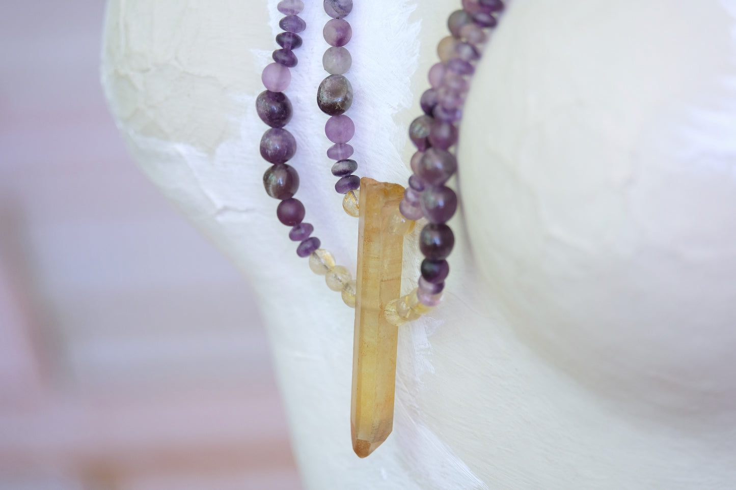 Citrine & Amethyst Adornment