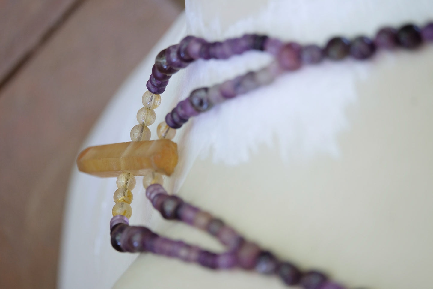 Citrine & Amethyst Adornment