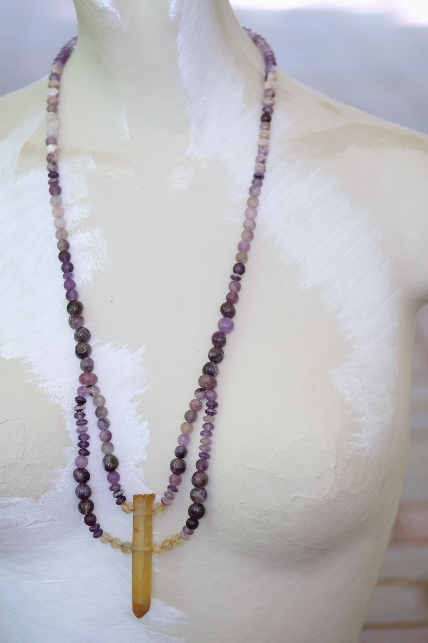 Citrine & Amethyst Adornment