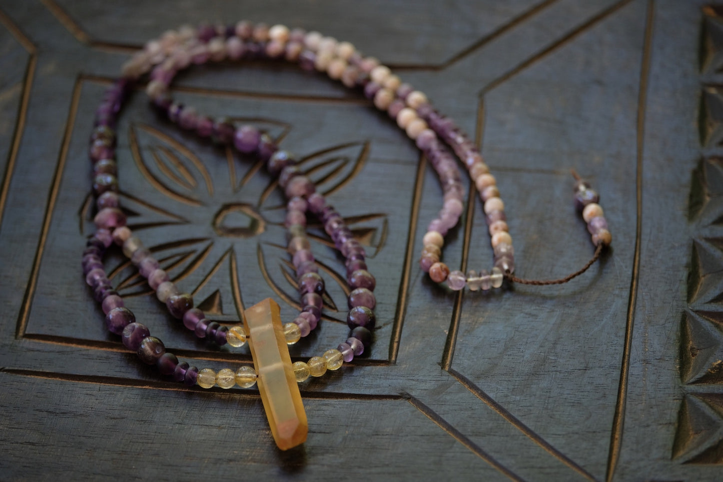 Citrine & Amethyst Adornment