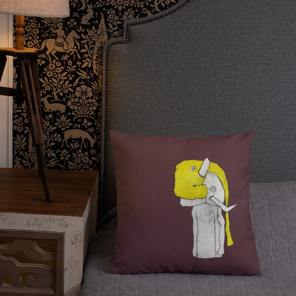 Elephant Mask Pillow