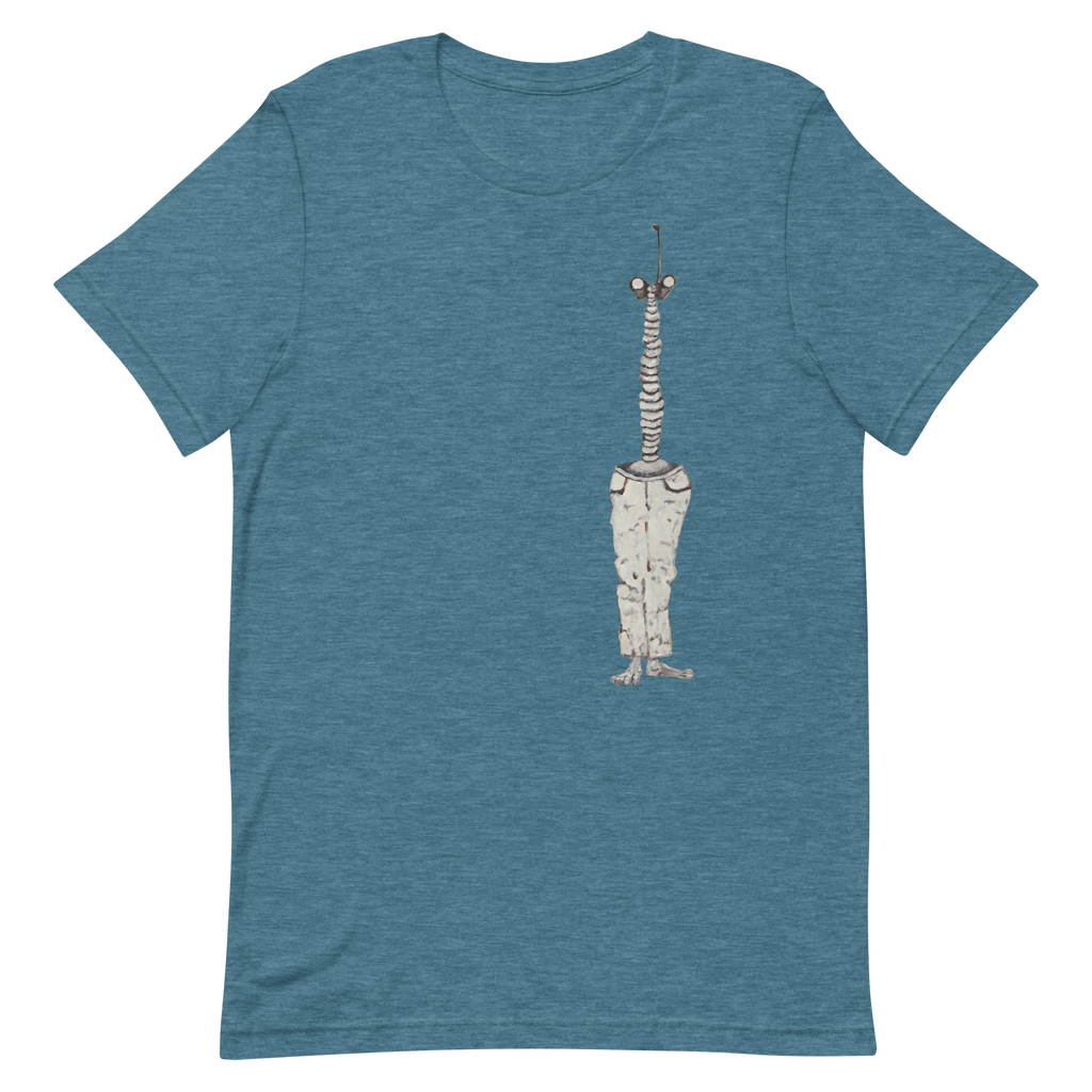 Binnoculars Tee, unisex staple t shirt heather deep teal
