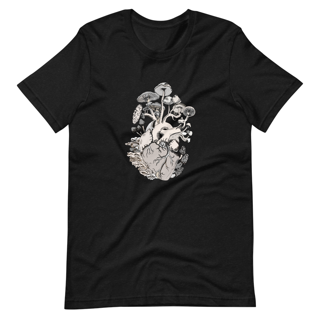 Fruiting Heart, unisex staple t shirt black heather