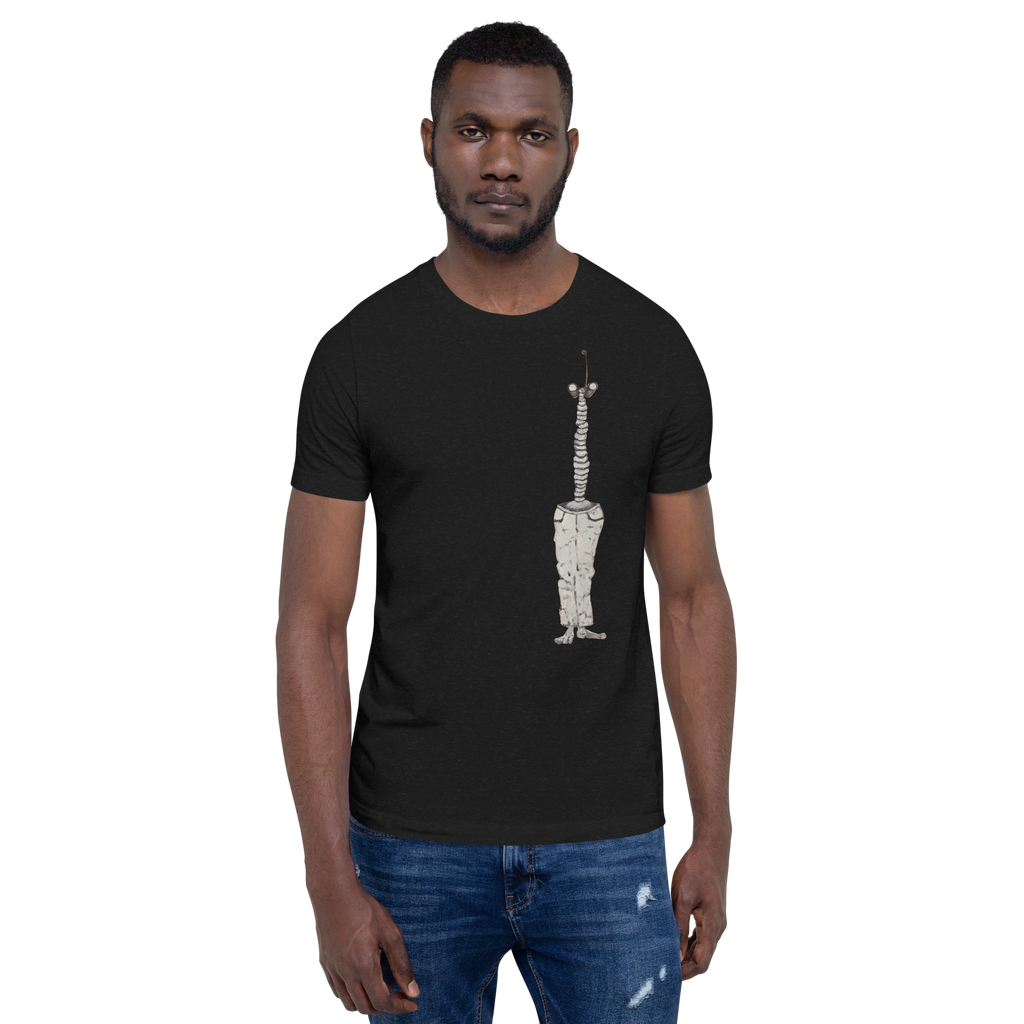 Binnoculars Tee, unisex staple t shirt black heather