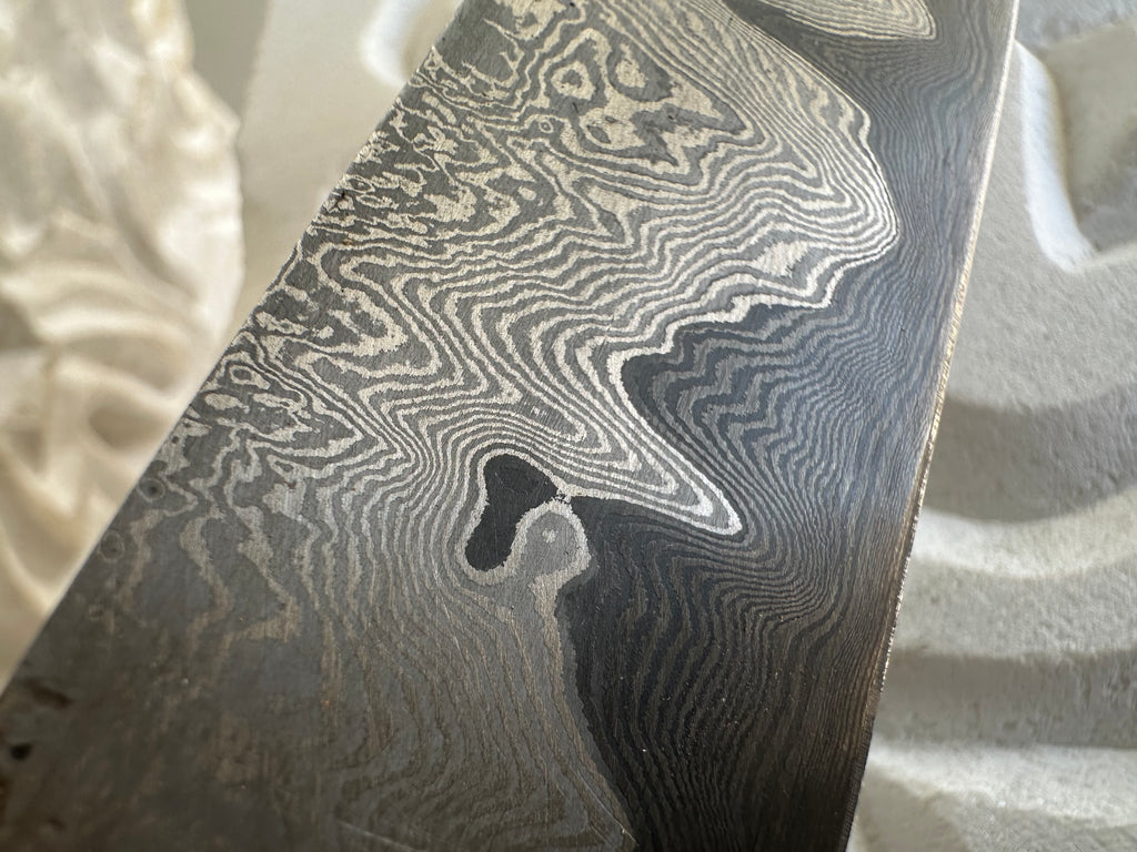 Damascus Knife & Sheath