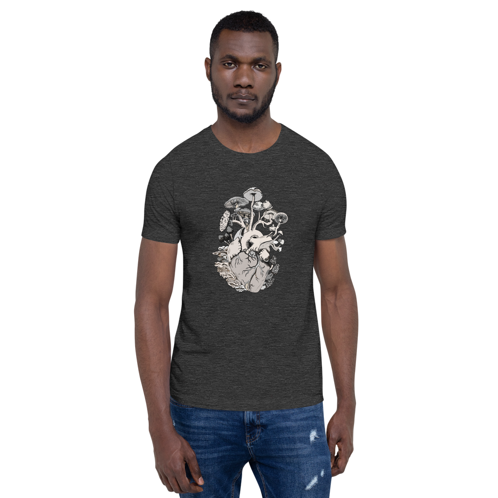 Fruiting Heart, unisex staple t shirt dark grey heather