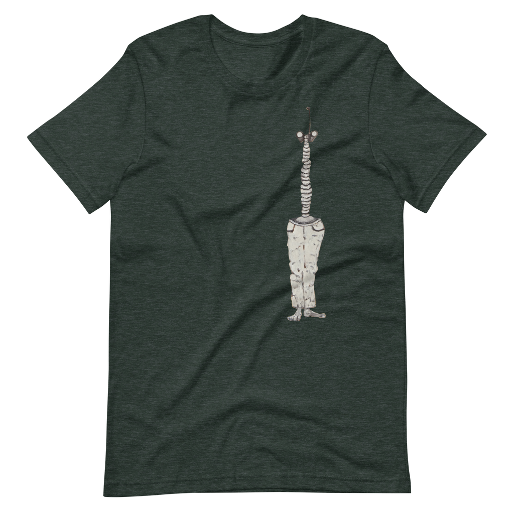 Binnoculars Tee, unisex staple t shirt heather forest