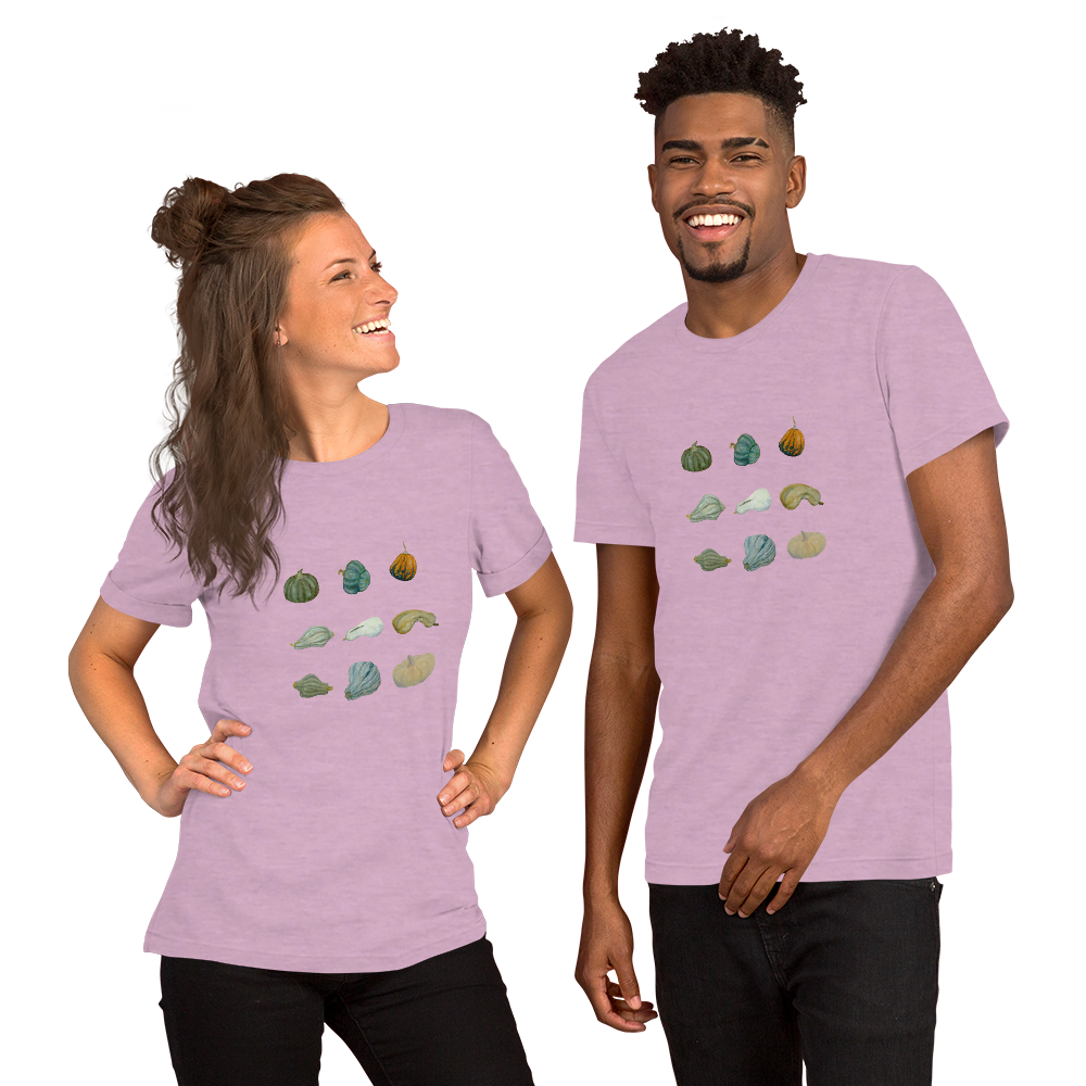 Winter Squash Tee, unisex staple t shirt heather prism lilac