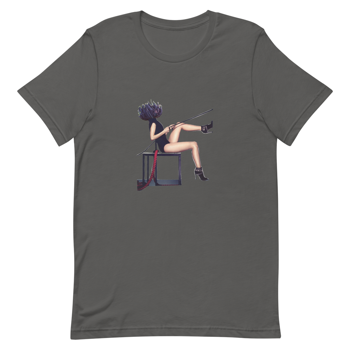 Purple Fairy Club Coral Mushroom Woman, unisex staple t shirt asphalt
