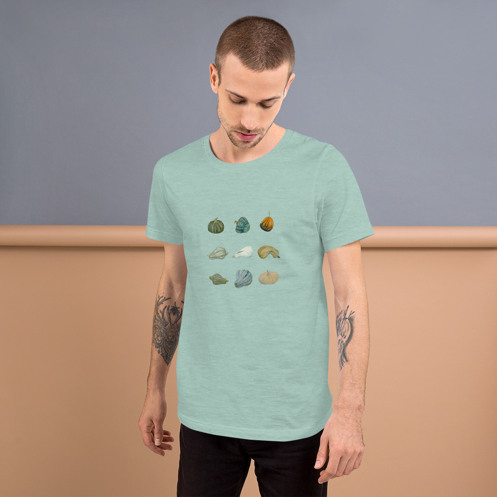Winter Squash Tee, unisex staple t shirt heather prism dusty blue