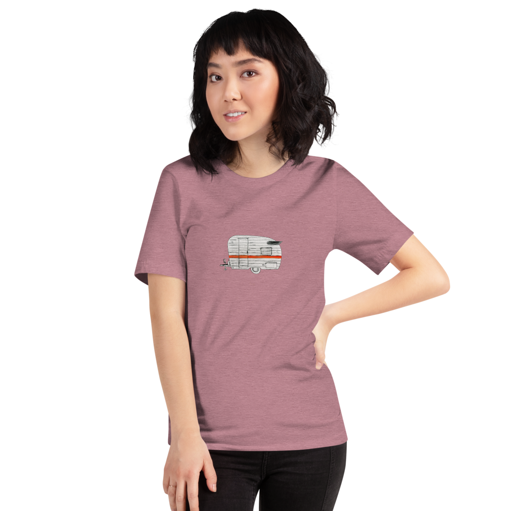 Teardrop Tee, unisex staple t shirt heather orchid
