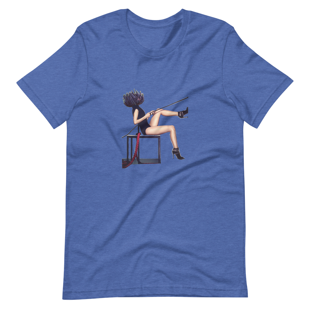 Purple Fairy Club Coral Mushroom Woman, unisex staple t shirt heather true royal