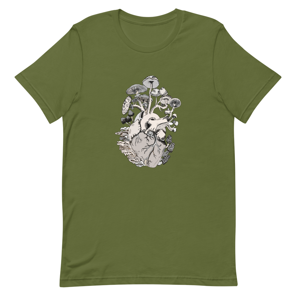 Fruiting Heart, unisex staple t shirt olive