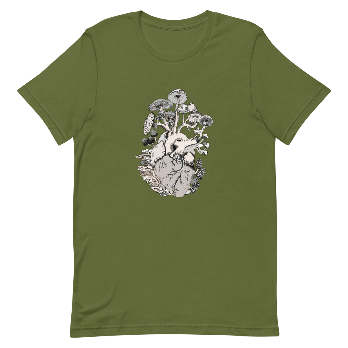 Fruiting Heart, unisex staple t shirt olive