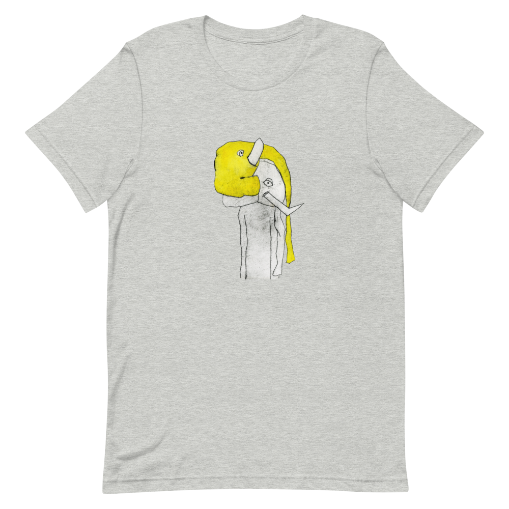Elephant Mask Tee, unisex staple t shirt athletic heather