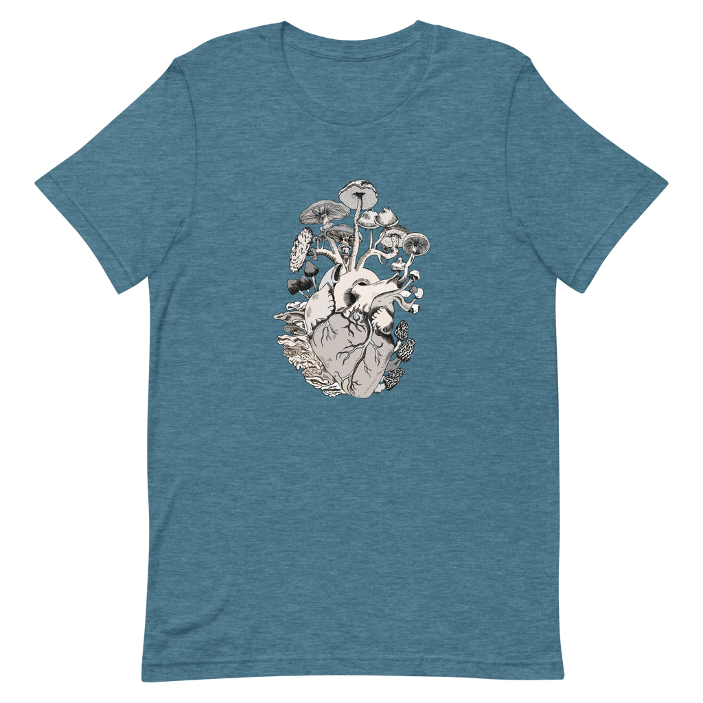 Fruiting Heart, unisex staple t shirt heather deep teal