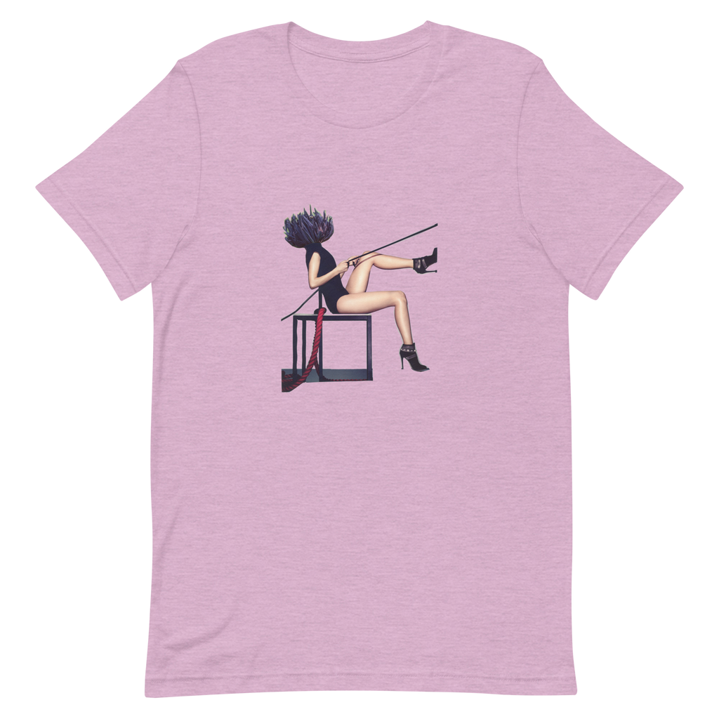 Purple Fairy Club Coral Mushroom Woman, unisex staple t shirt heather prism lilac