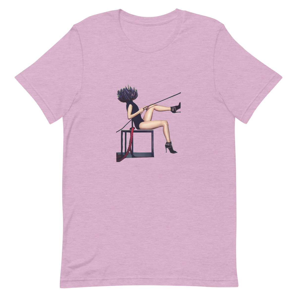 Purple Fairy Club Coral Mushroom Woman, unisex staple t shirt heather prism lilac