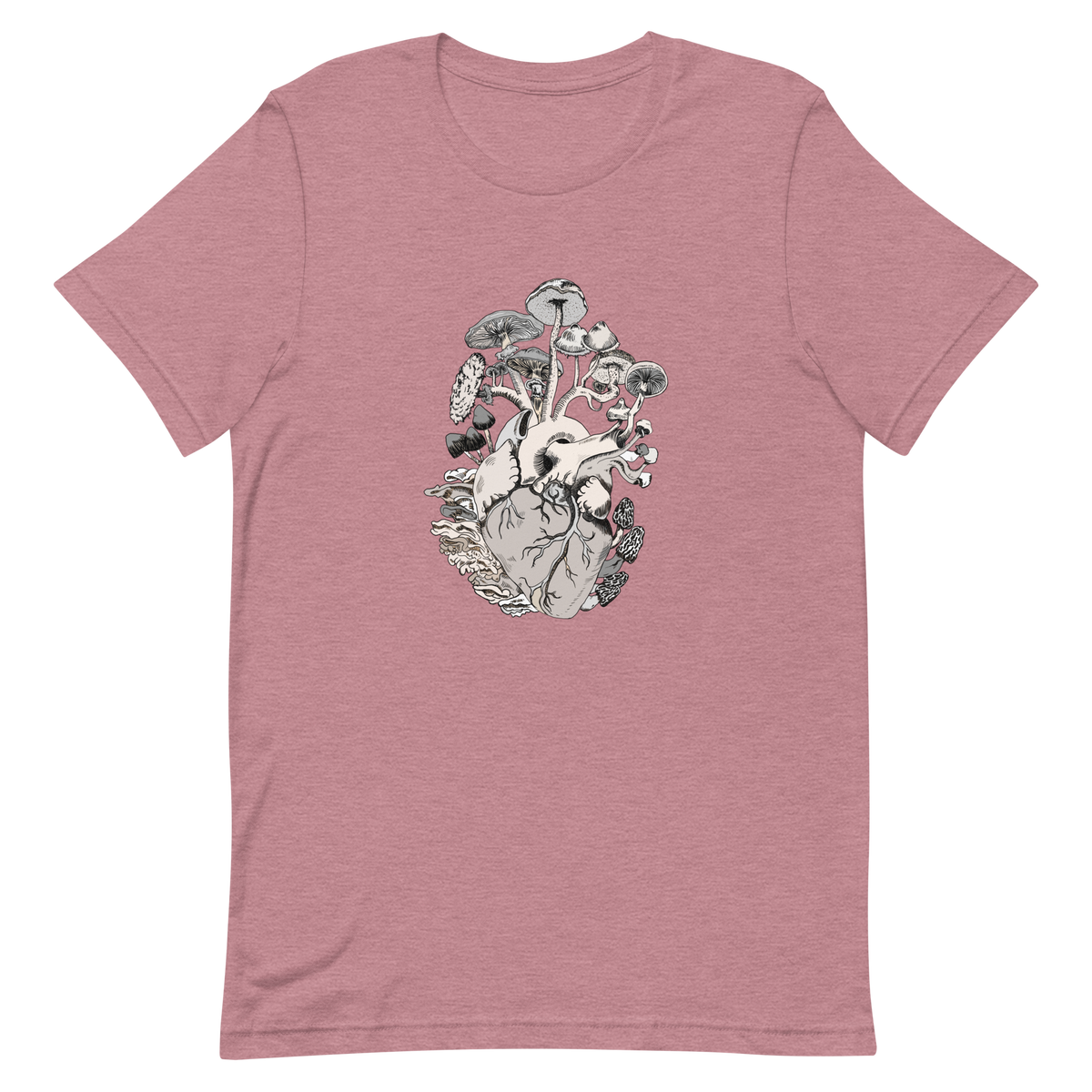 Fruiting Heart, unisex staple t shirt heather orchid