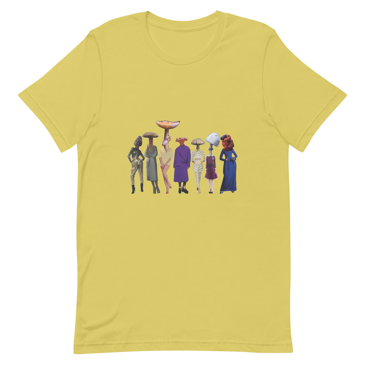 A gathering of Mushroom Women, unisex staple t shirt strobe