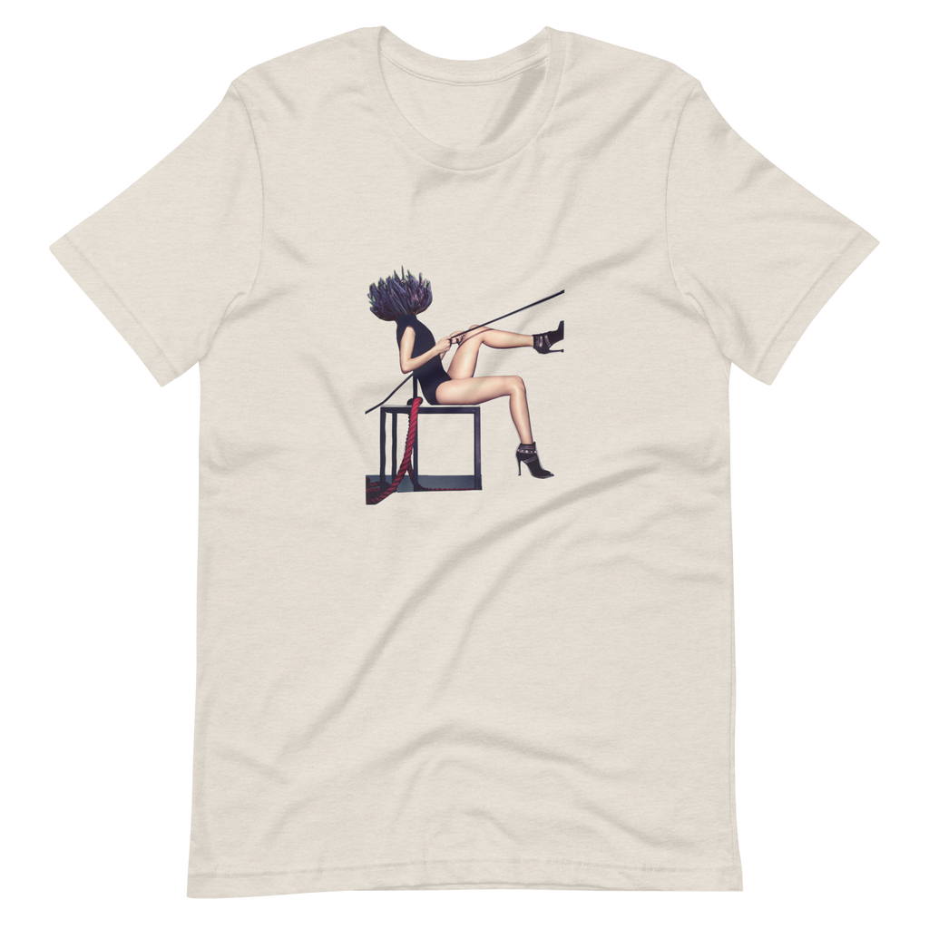 Purple Fairy Club Coral Mushroom Woman, unisex staple t shirt heather dust