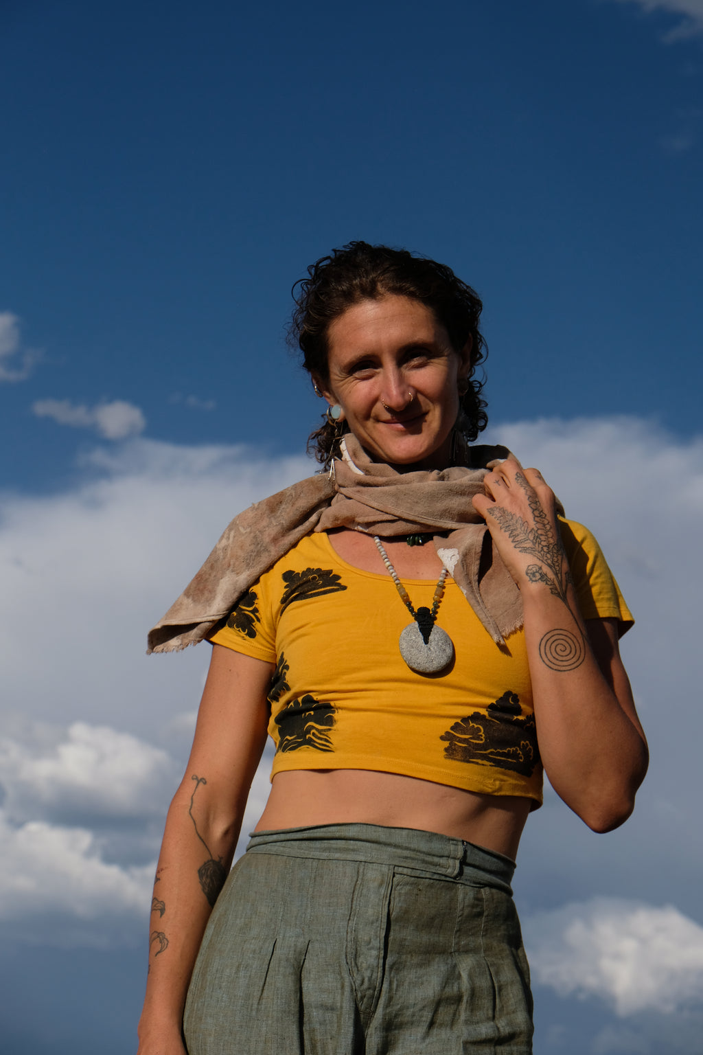 Black Walnut Monsoon Scarf