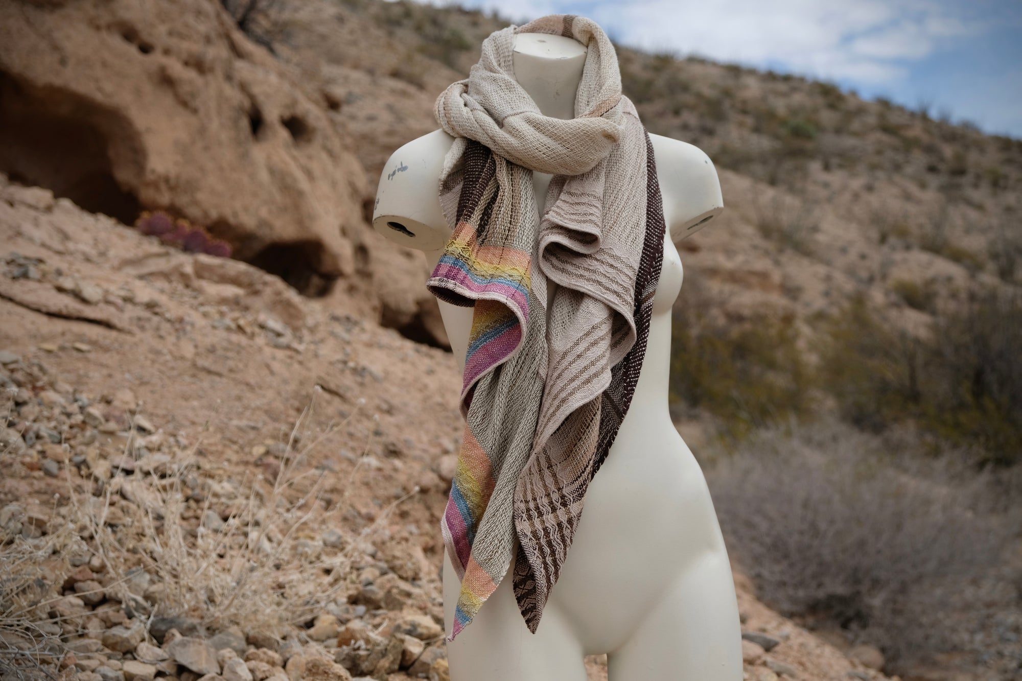 Ethereal Scarf - Earth Rainbow