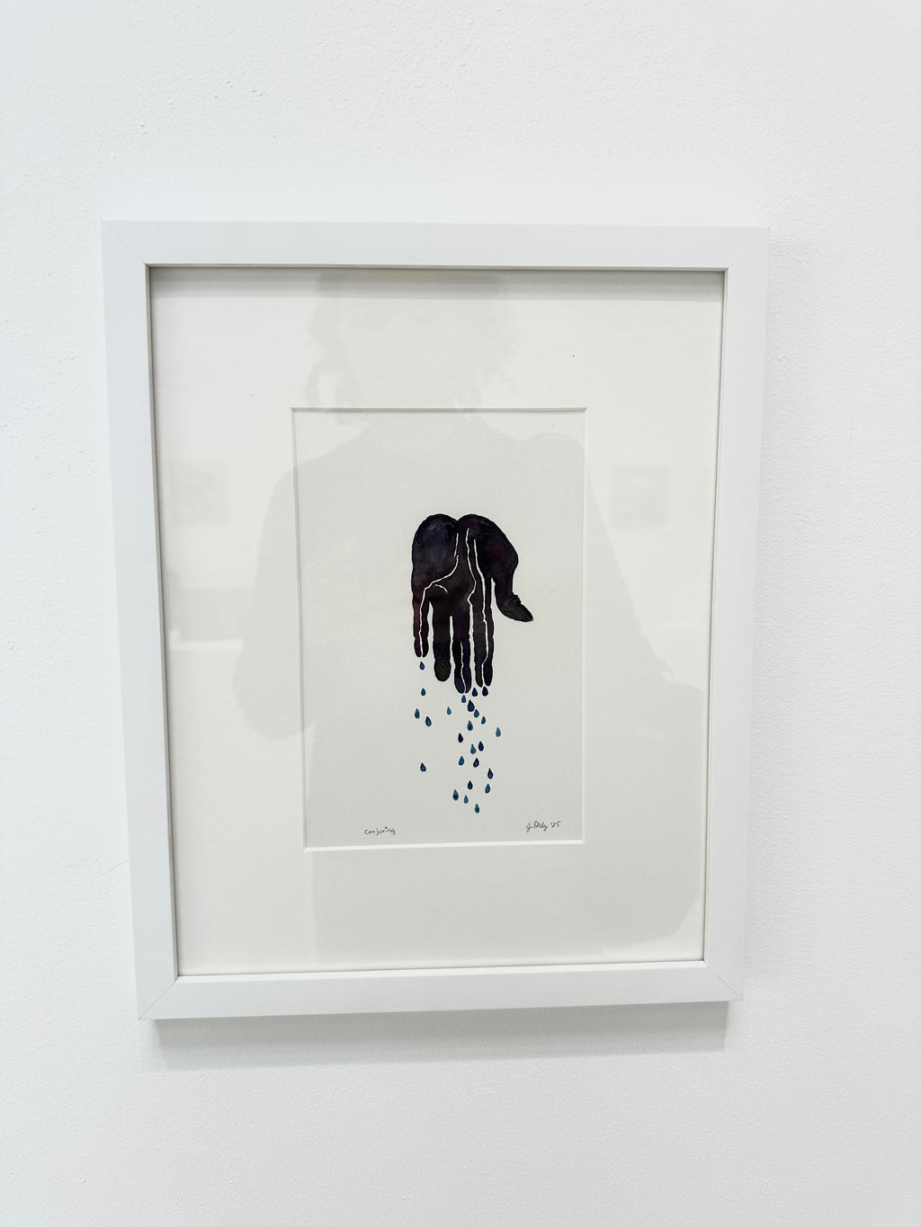 Conjuring - a framed watercolor painting