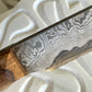 Damascus Knife and Sheath
