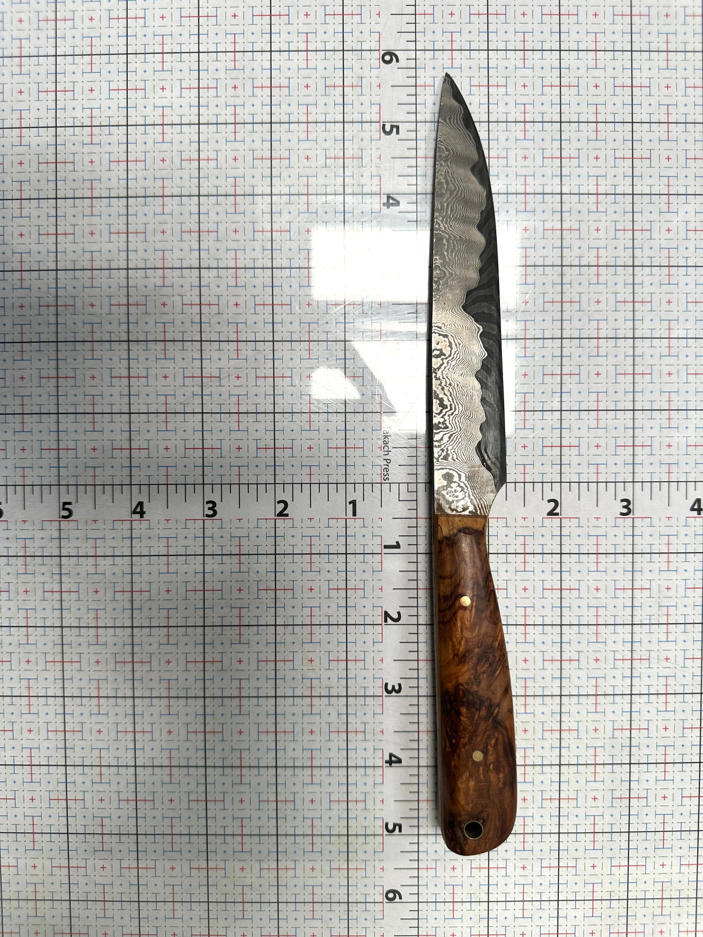 Damascus Knife and Sheath