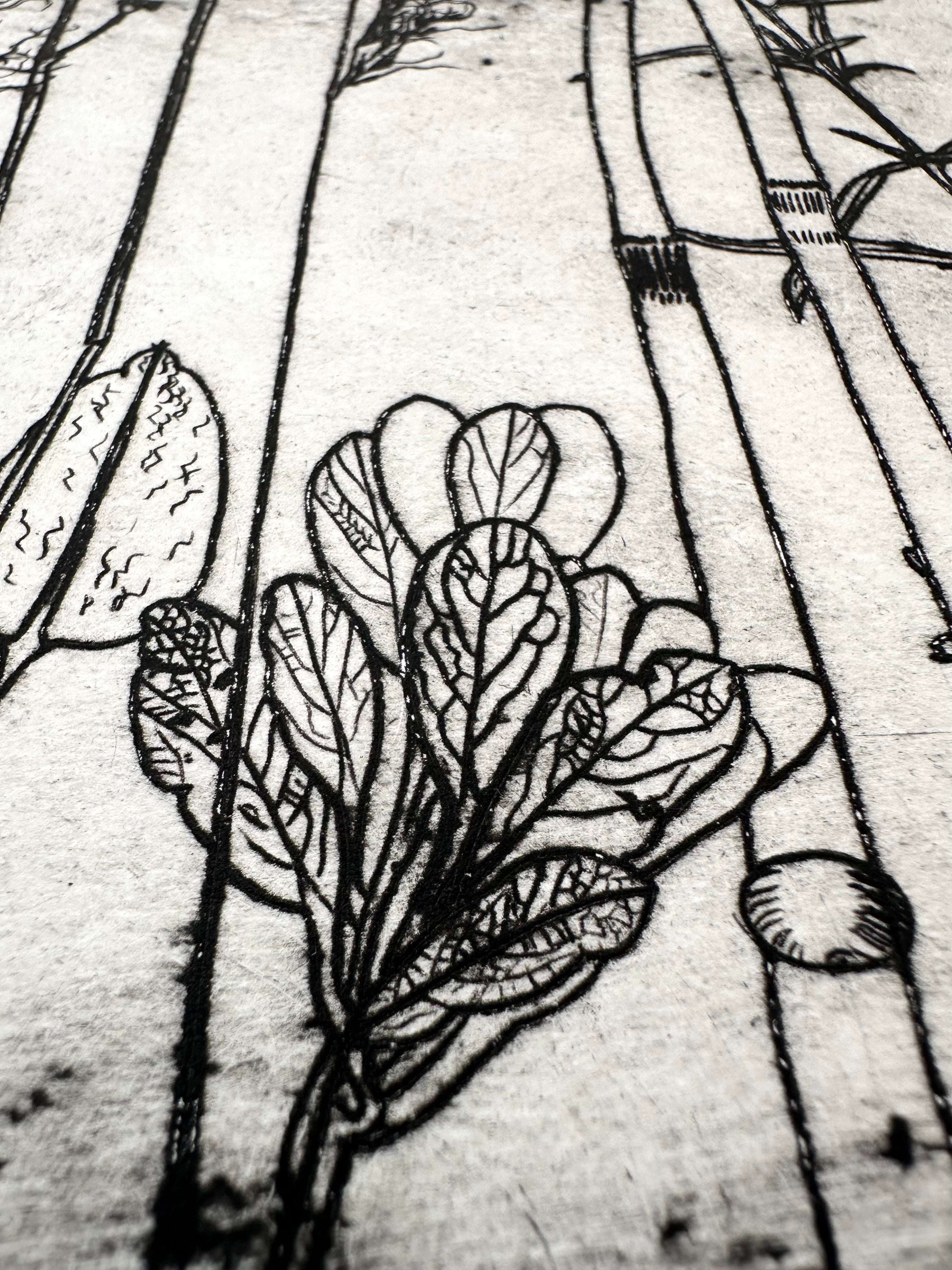 What are the colors of the place you love most in the world? - an intaglio print