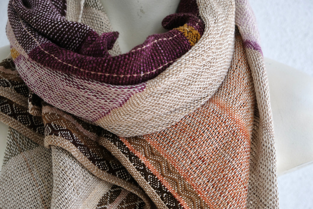 Etherial Scarf - Naturally Dyed