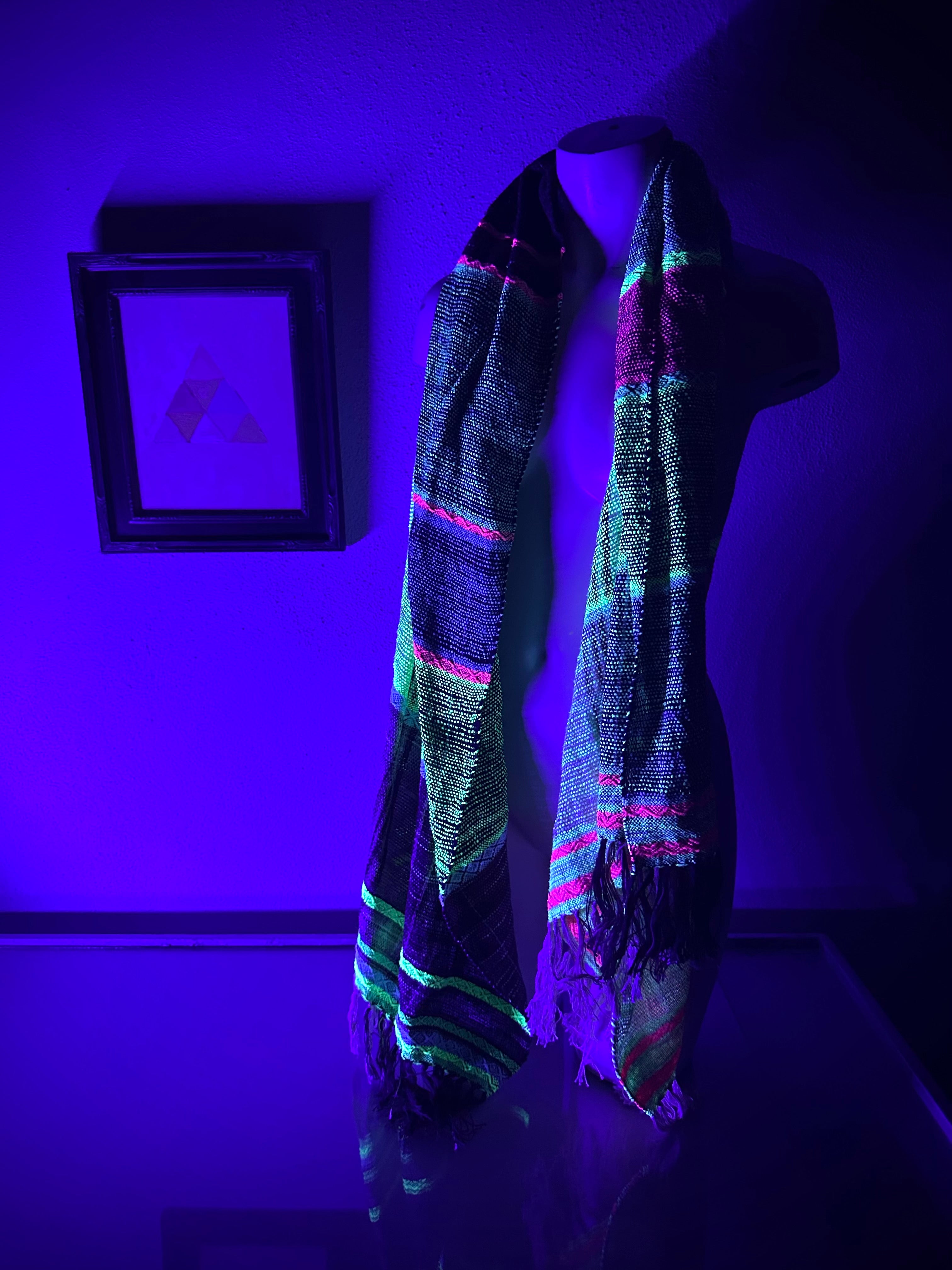 Etherial Scarf - Blacklight Party