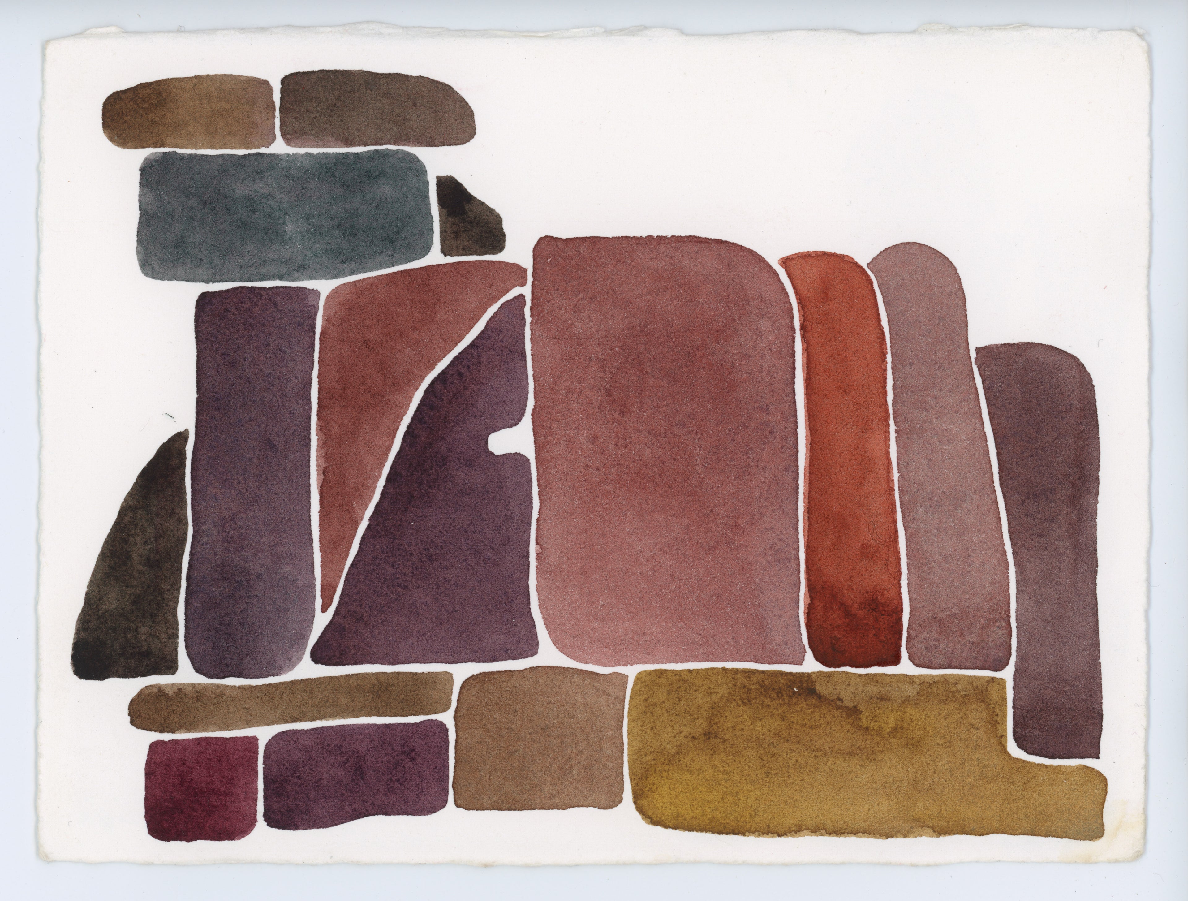 Studies - a hand bound book of watercolors