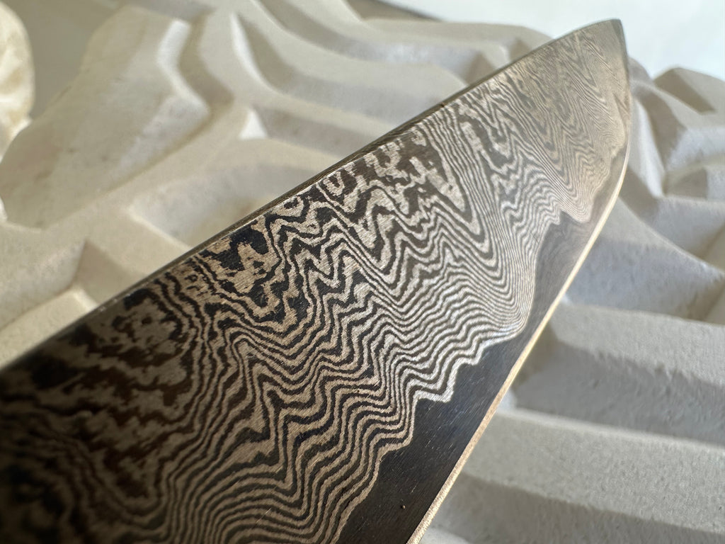 Damascus Knife & Sheath