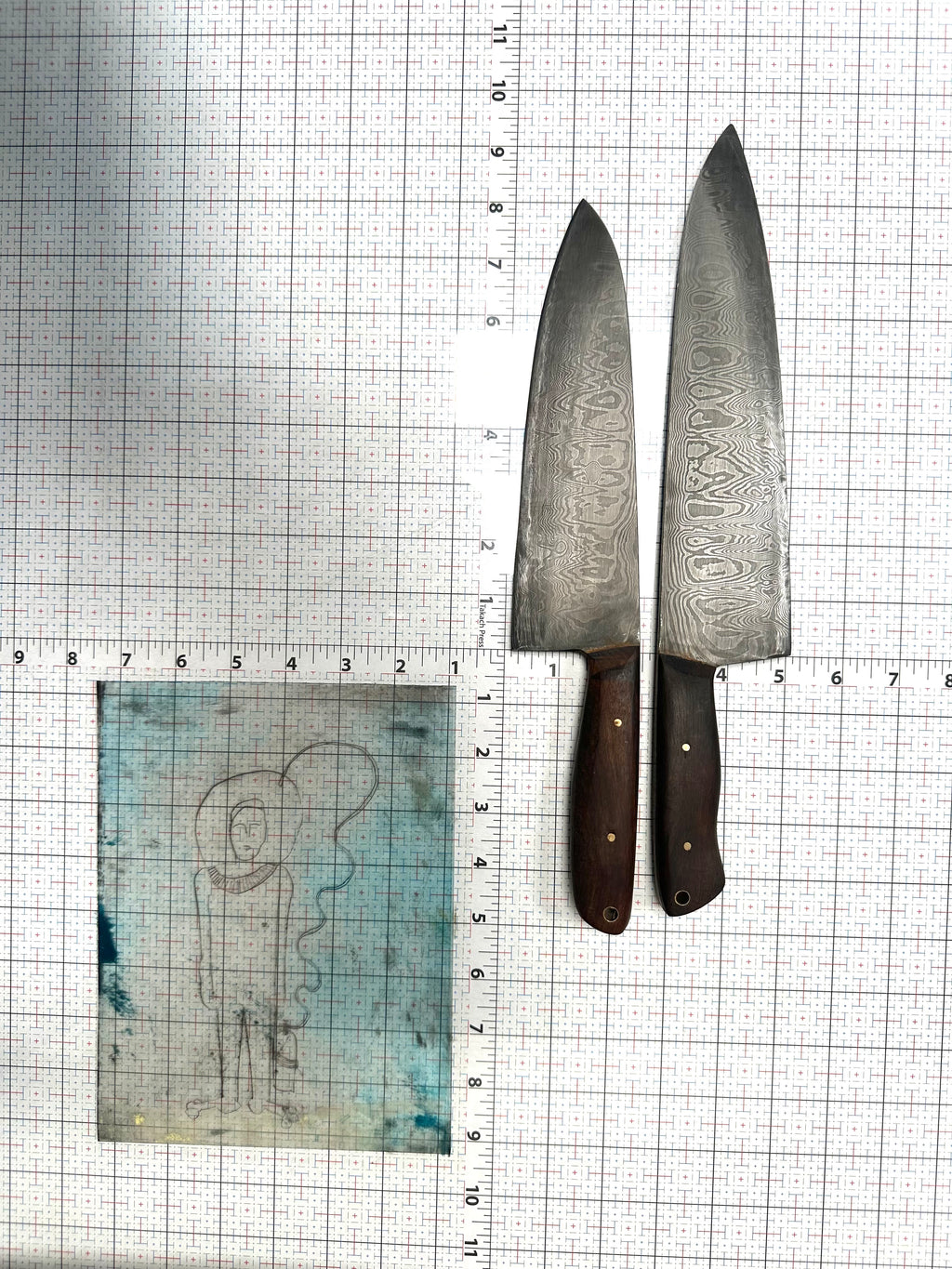 Damascus Kitchen Knife