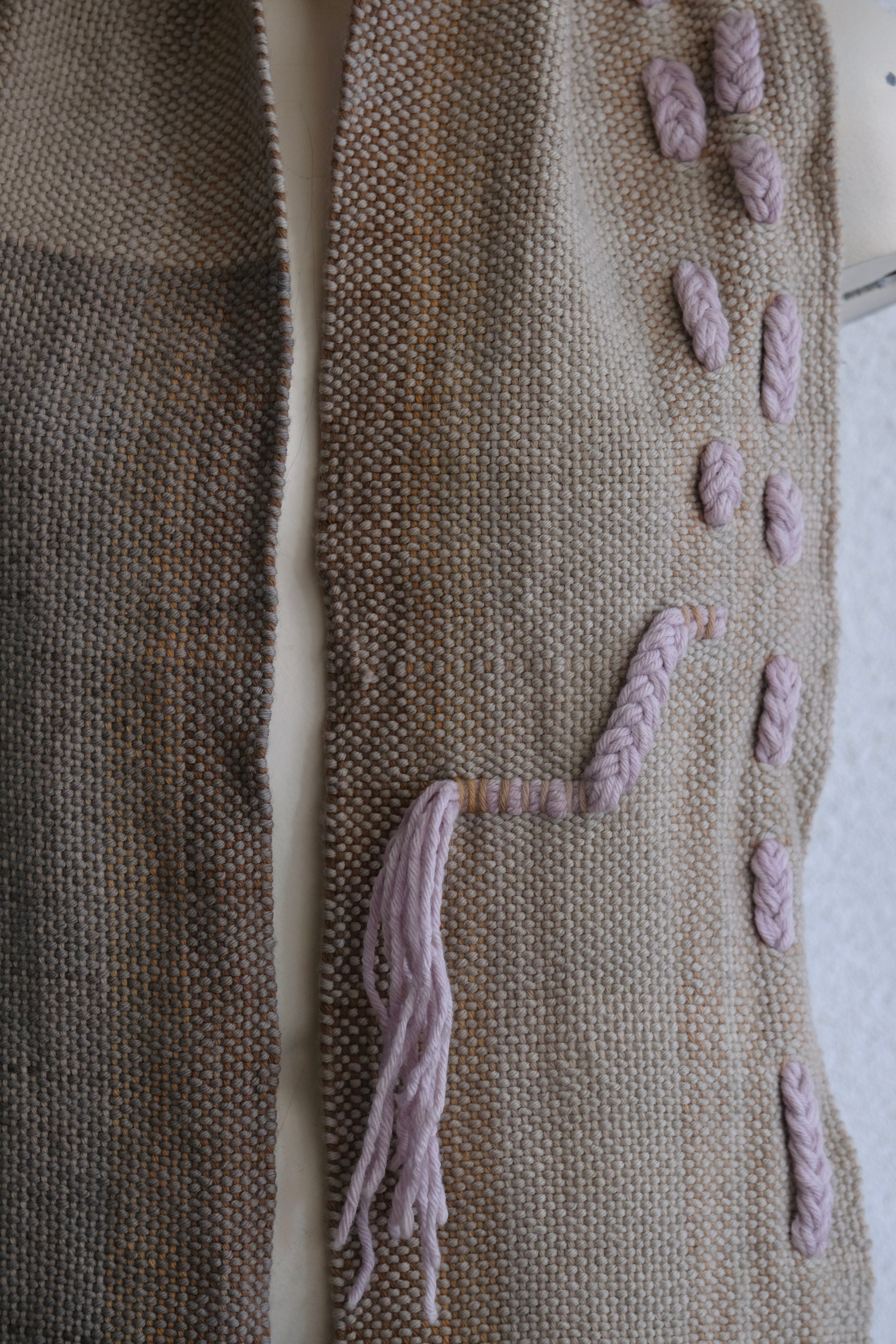 Merino Braid Scarf : 1