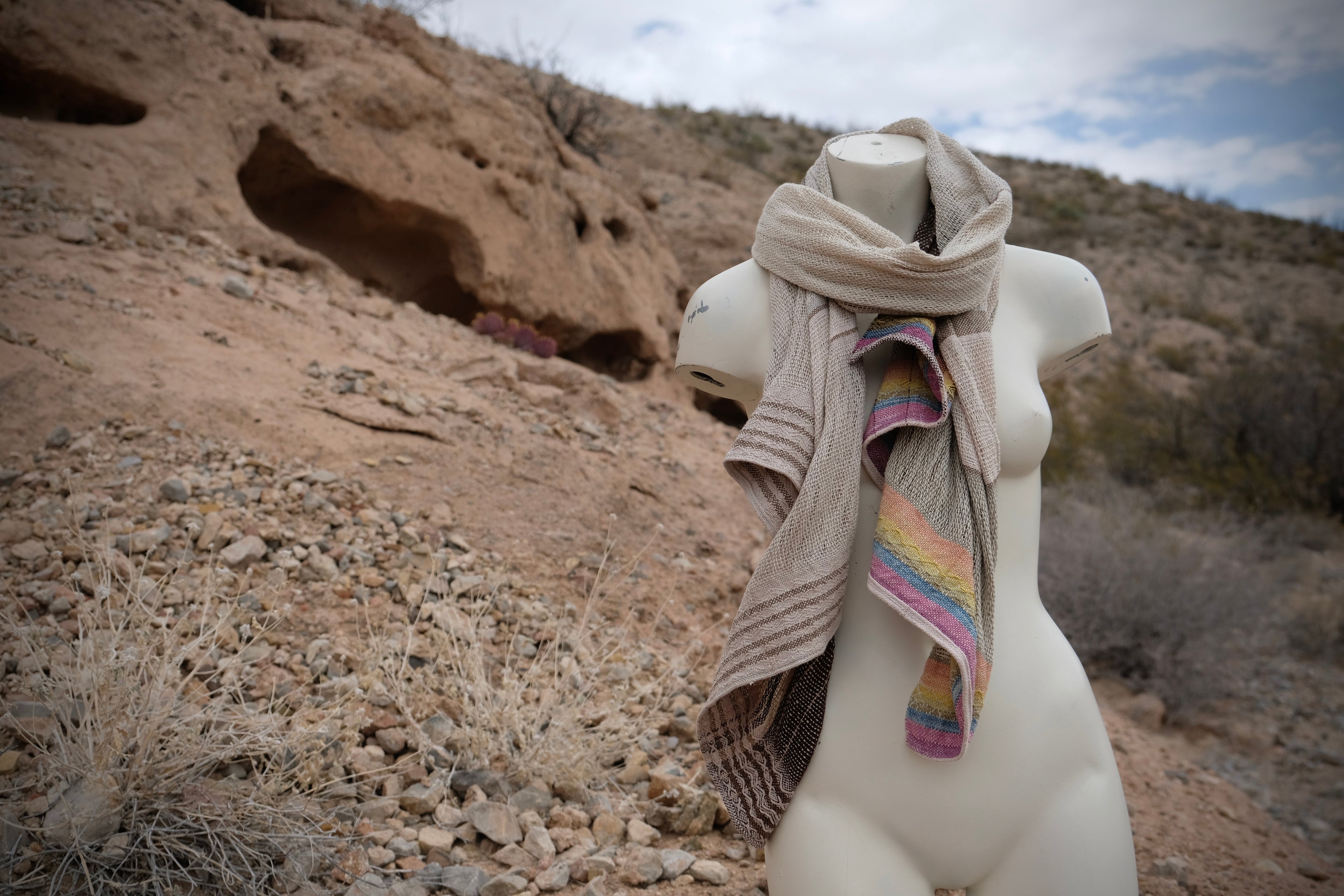 Ethereal Scarf - Earth Rainbow