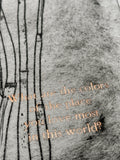 Horsetail - a intaglio print