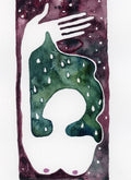 Echo - a framed watercolor painting