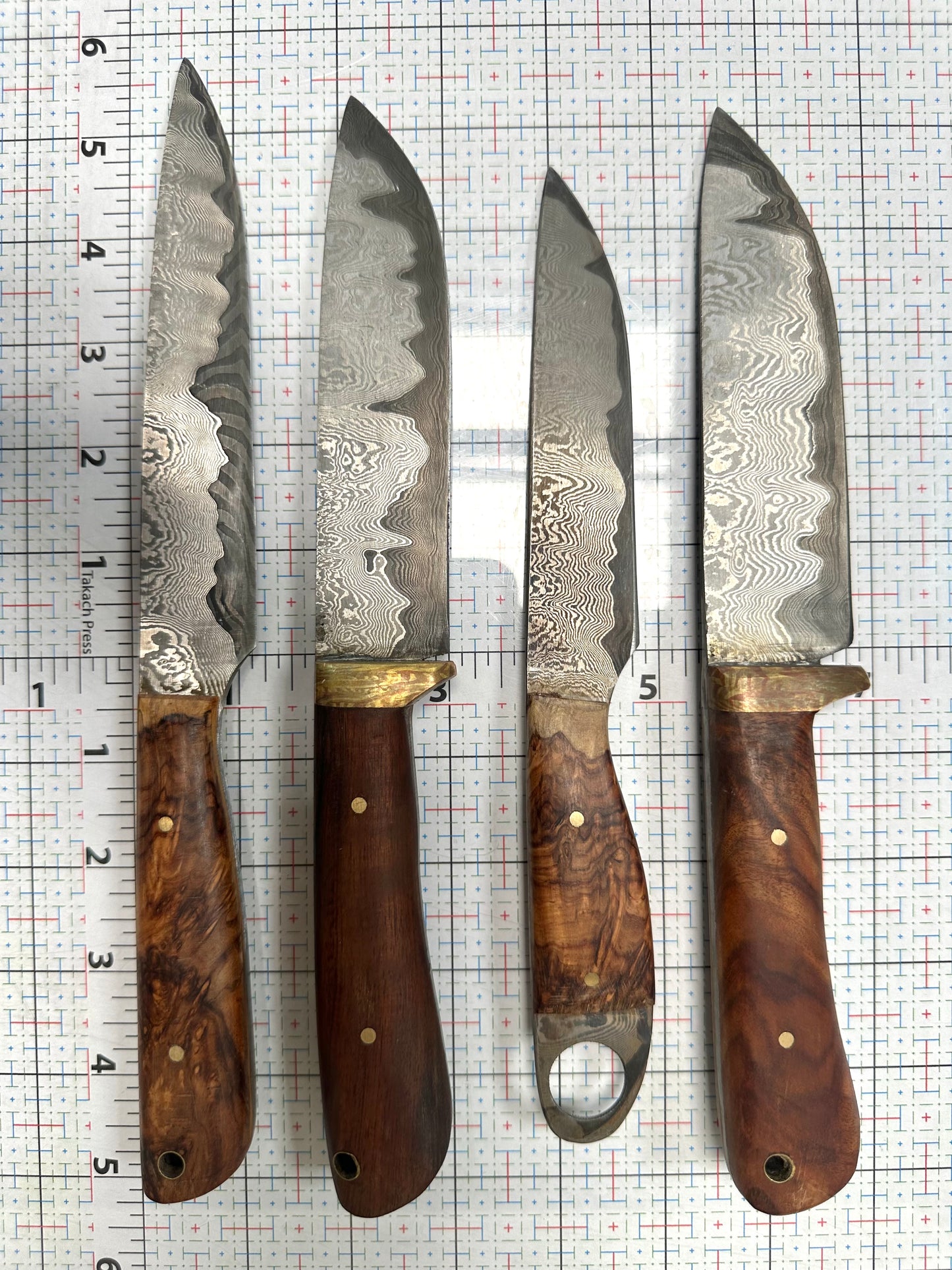 Damascus Knife and Sheath