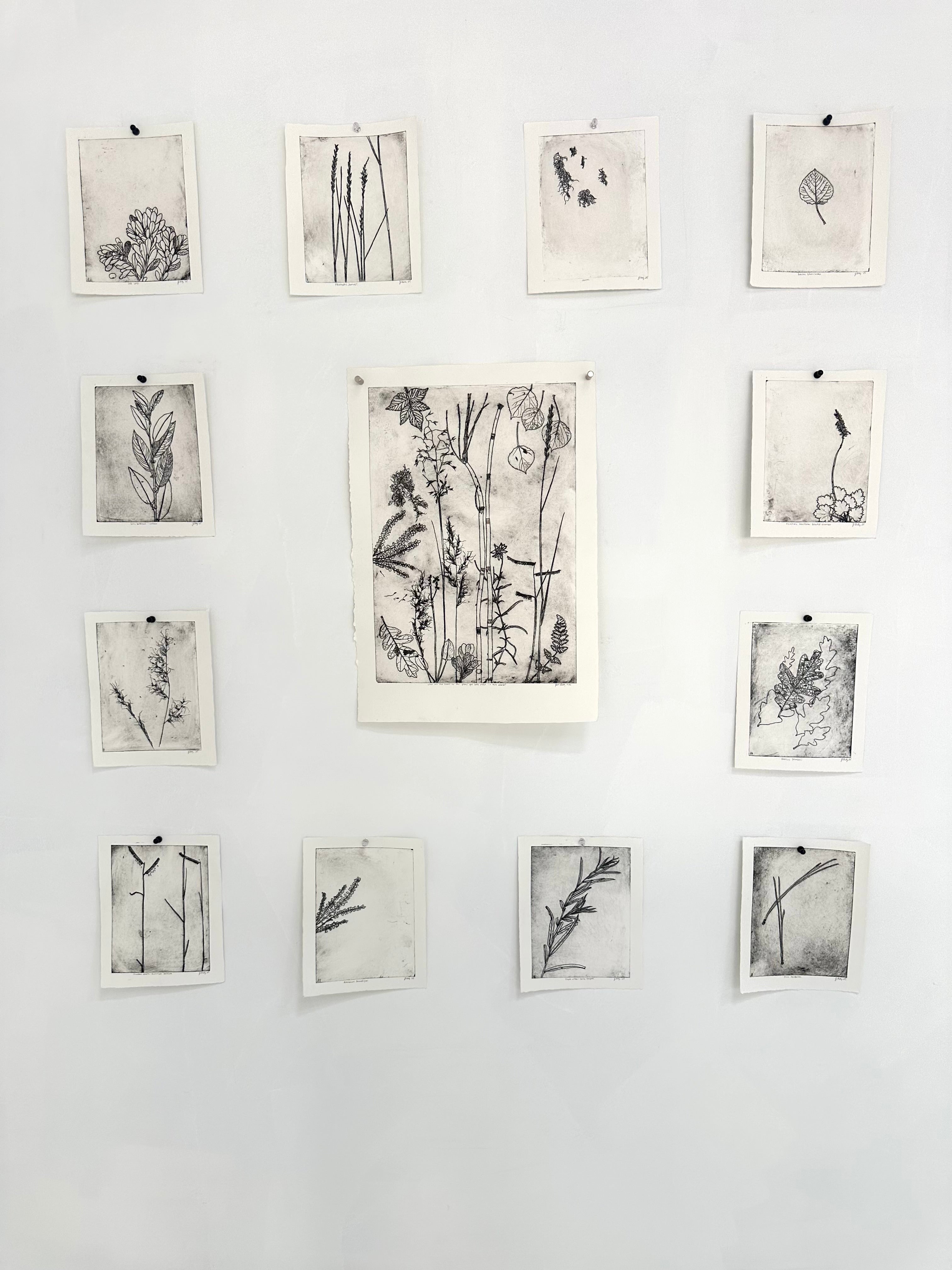 What are the colors of the place you love most in the world? - an intaglio print