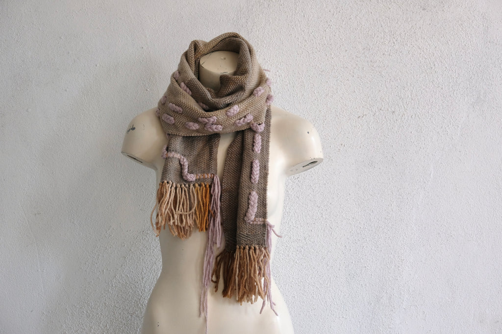 Merino Braid Scarf : 1