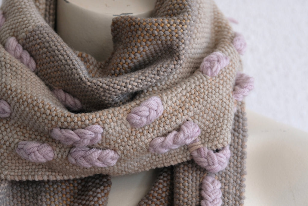Merino Braid Scarf : 1