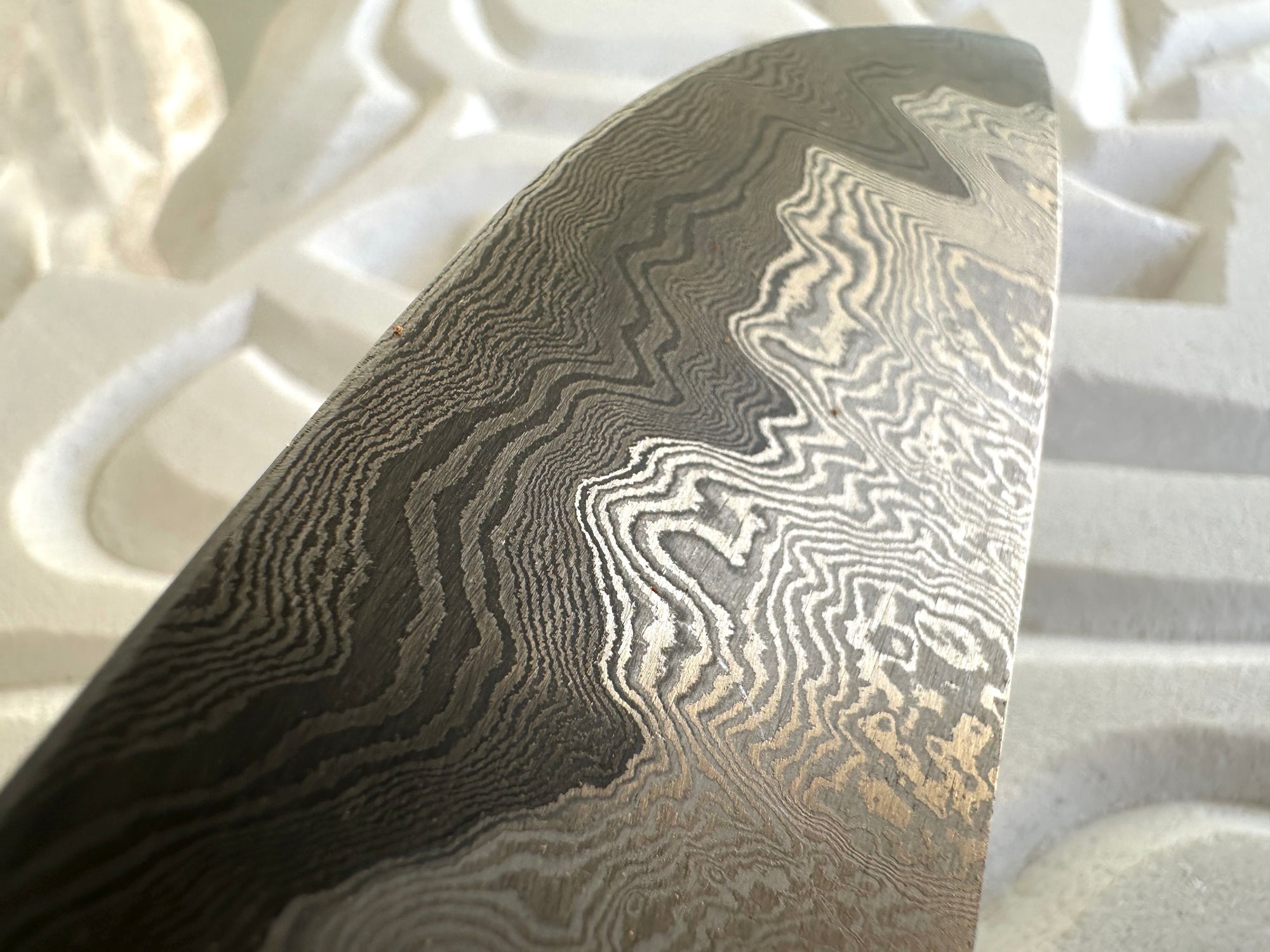 Damascus Knife & Sheath